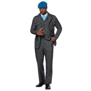 SINNERS Dance With The Devil‎ Gingham Smoke Suit Set by Spirit Costume  Men's M